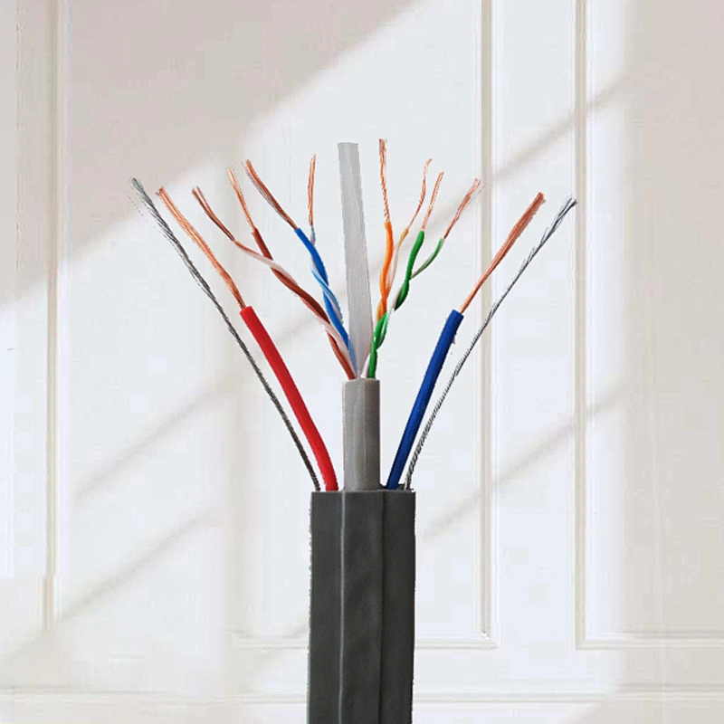 Elevator monitoring network cable