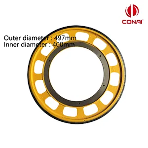 Escalator Handrail Friction Wheel