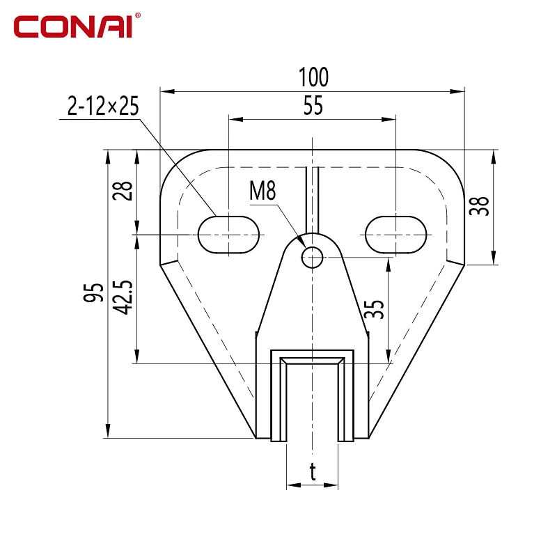 Sliding guide shoe