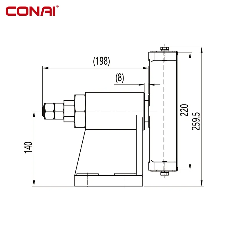 Sliding guide shoe
