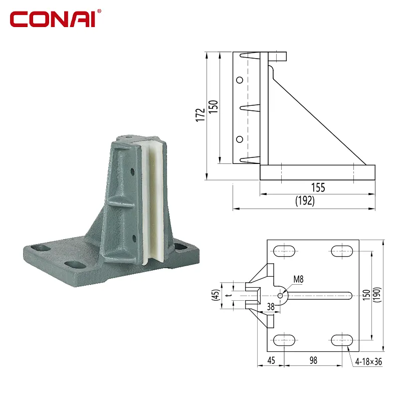 Sliding guide shoe