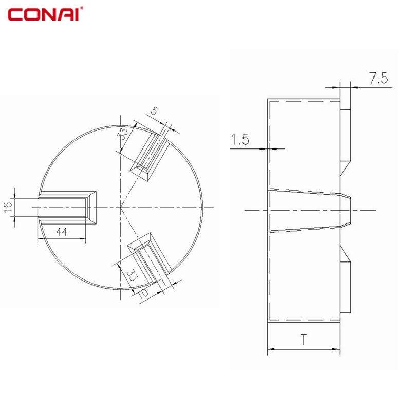 Elevator Parts Car Guideshoe Oil Cup Round Oil Collector