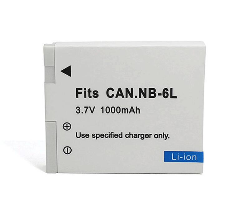 Replacement battery for Canon NB-6L/NB-6LH