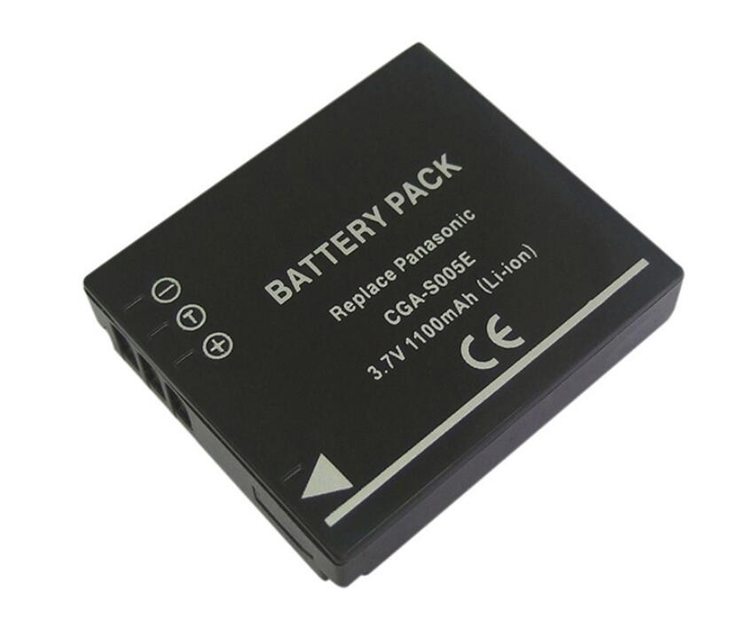 Replacement battery for Panasonic CGA-S005E; CGA-S005 CGAS005