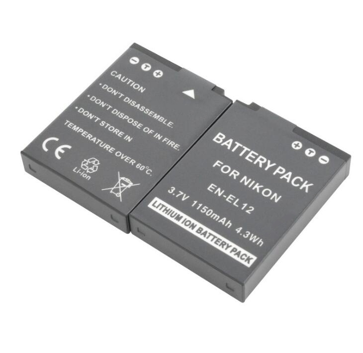 Replacement battery for NIKON EN-EL12