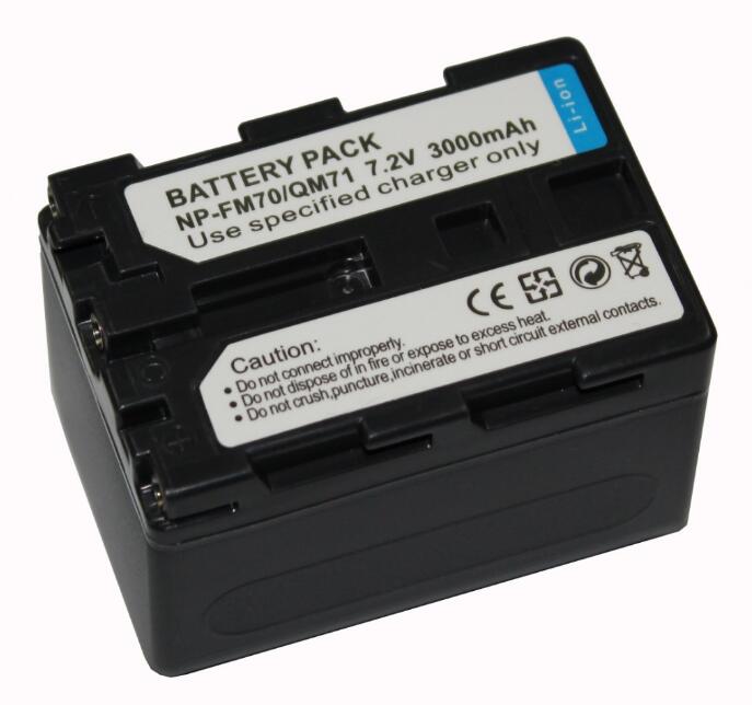 For SONY NP-FM70 QM71