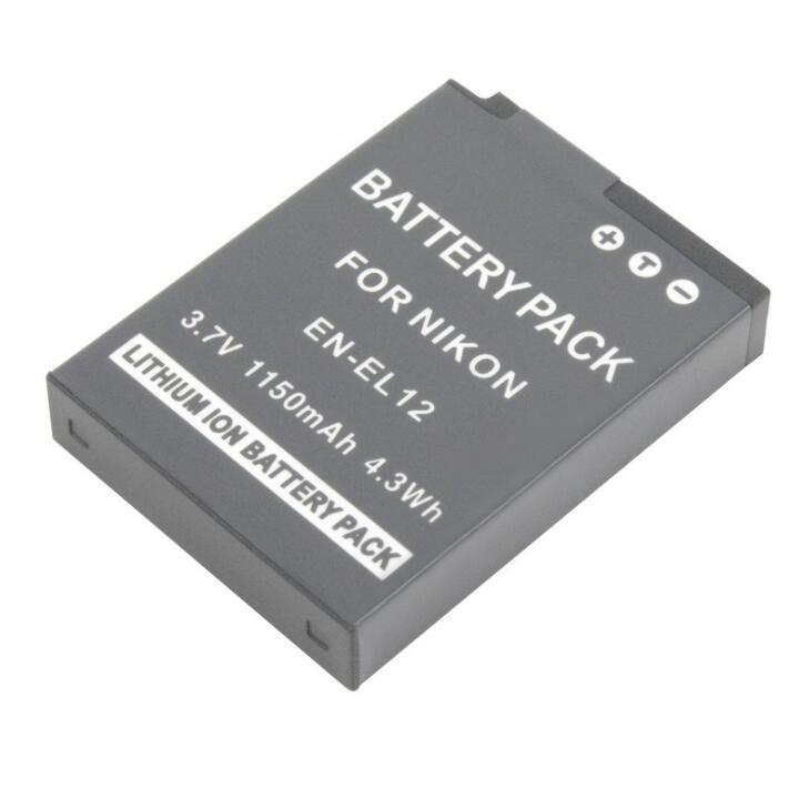 Replacement battery for NIKON EN-EL12