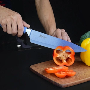 7-piece Stainless Steel Kitchen Knife Set,Non-Stick Coating Knife Set