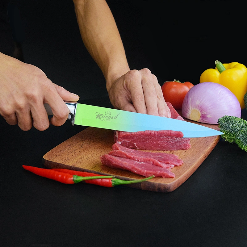 5-piece  Rainbow Color Kitchen Knife Set