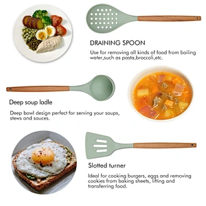 Silicone Kitchen Cooking Utensil Set