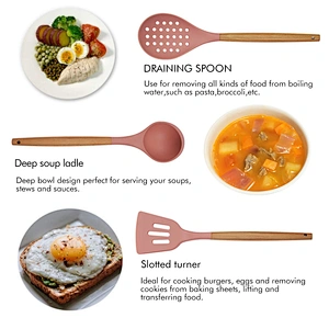 Silicone Kitchen Cooking Utensil Set