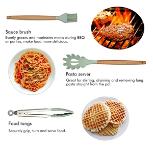 Silicone Kitchen Cooking Utensil Set
