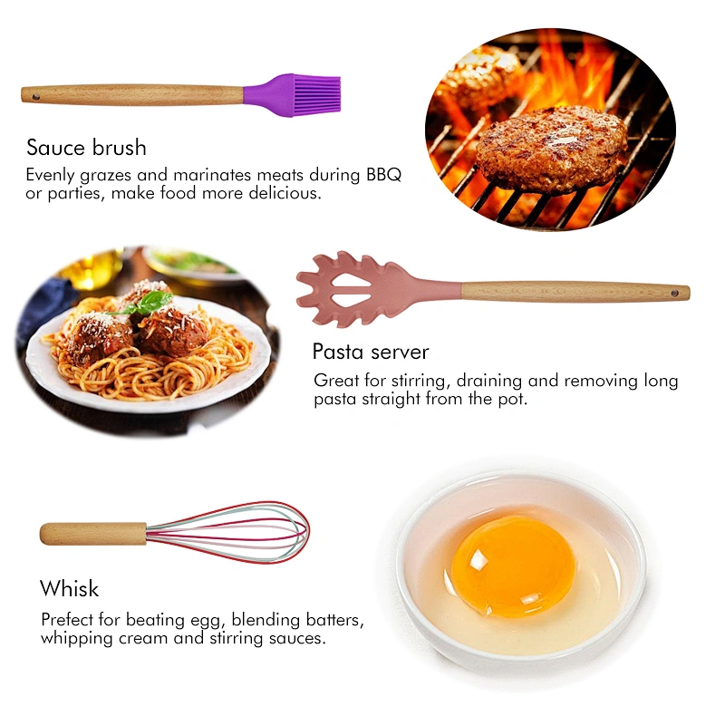 Silicone Cooking Utensil Set