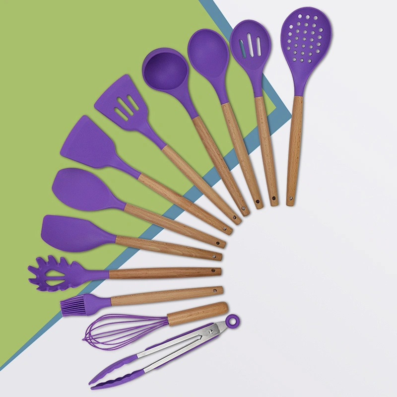 Silicone Kitchen Cooking Utensil Set