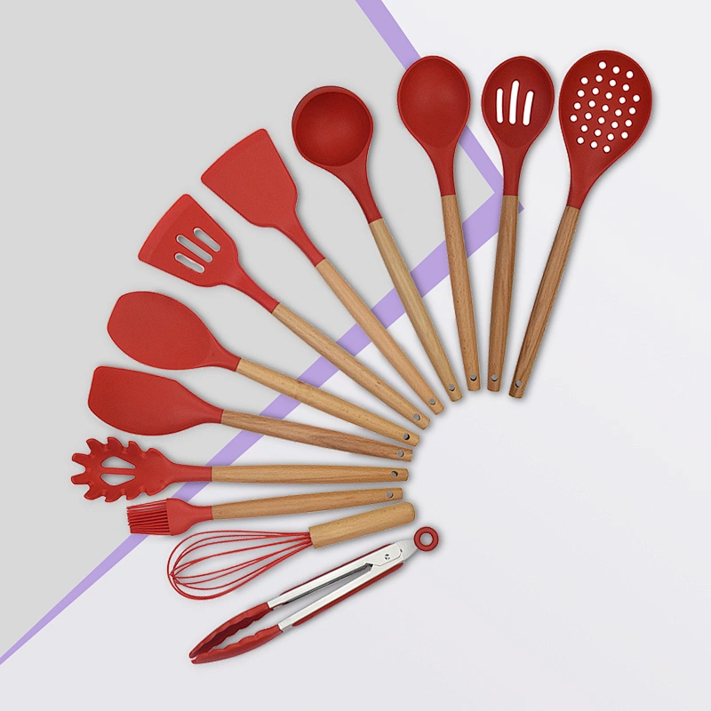 Silicone Kitchen Cooking Utensil Set