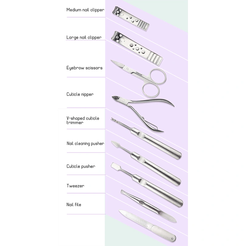 Manicure Set，Pedicure set，Facial treatment