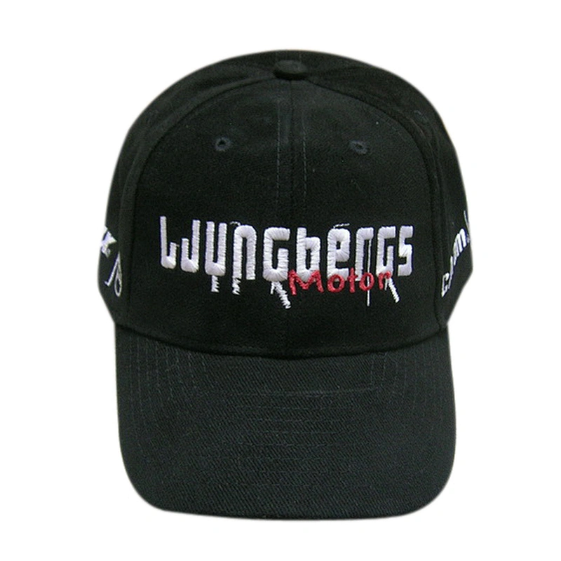 Fashion cotton twill 6 panel custom baseball cap and sport cap with embroidery