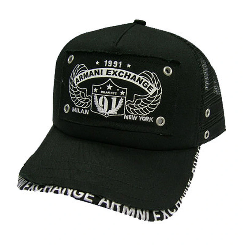 fashion 6 panel sandwich bill cap with embroidery and sandwich for man and women
