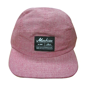 5 panel flat brim hat
