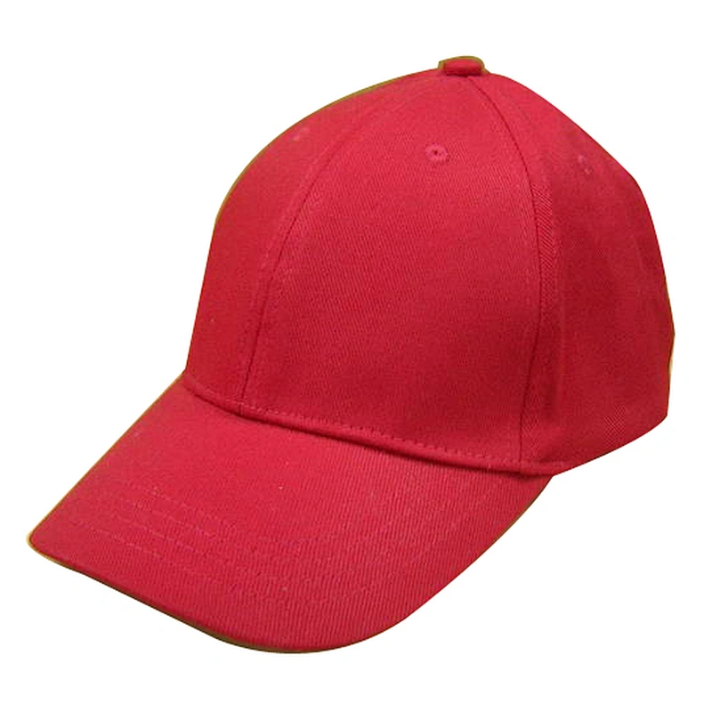 red color blank fitted hat baseball hat