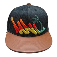 gradient front 3D embroidery snapback hat constellation diagram printing flat cap