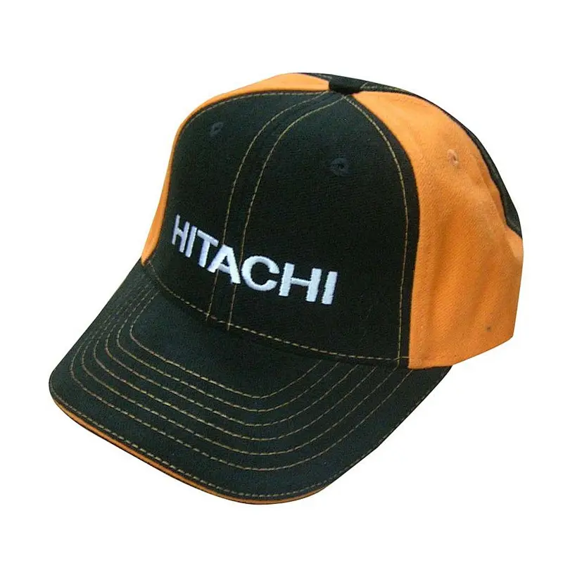 100% cotton 6 panel high quality sports cap with embroidery
