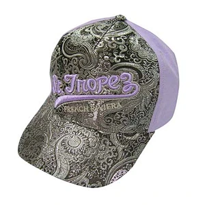 Fashion wholesale 6 pane customize Shining Cap with embroidery