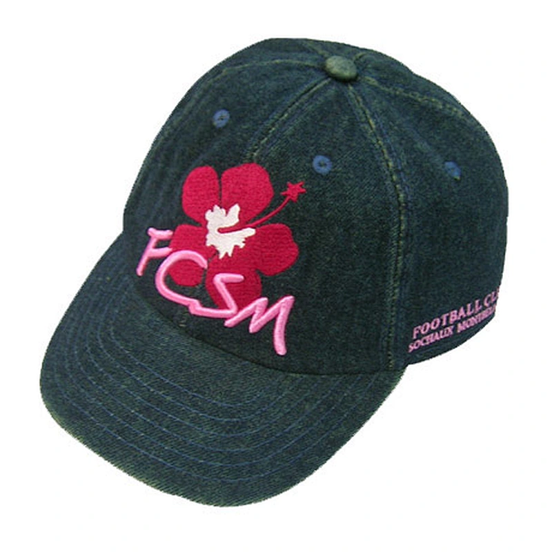 fashion 6 panel running caps with embroidery