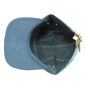 5 panel flat brim hat
