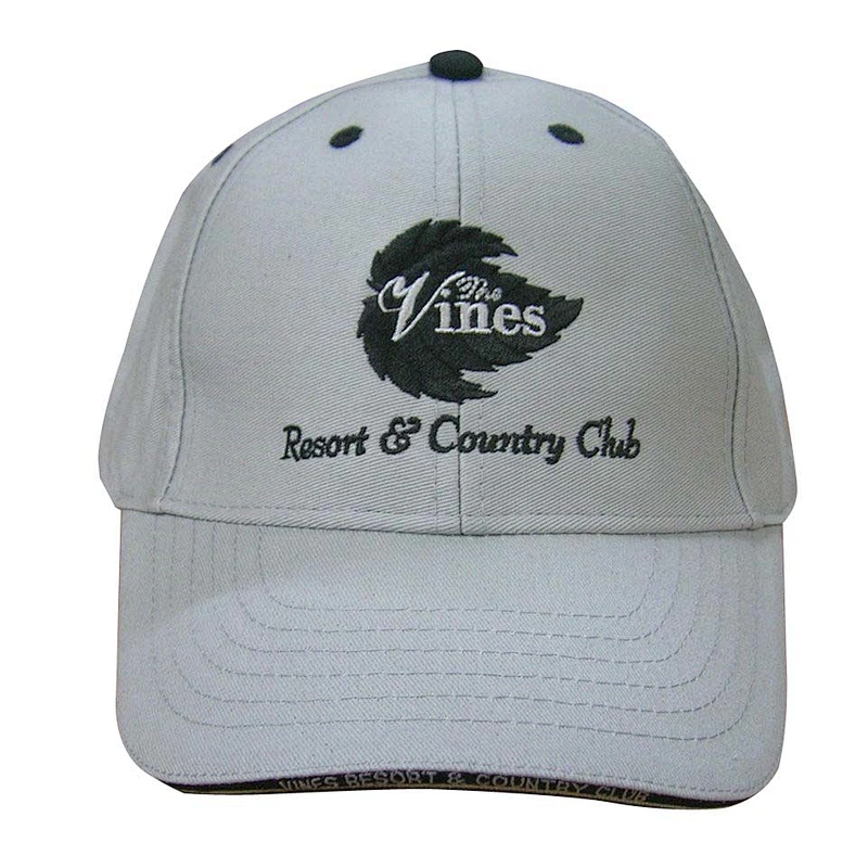 6 panel fashion grey sports cap