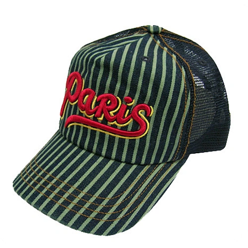 Fashion snap back mesh cap with embroidery