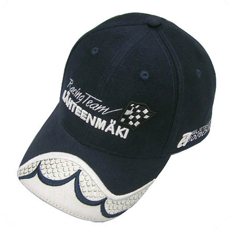 Fashion 6 panel sports cap with 3D embroidery