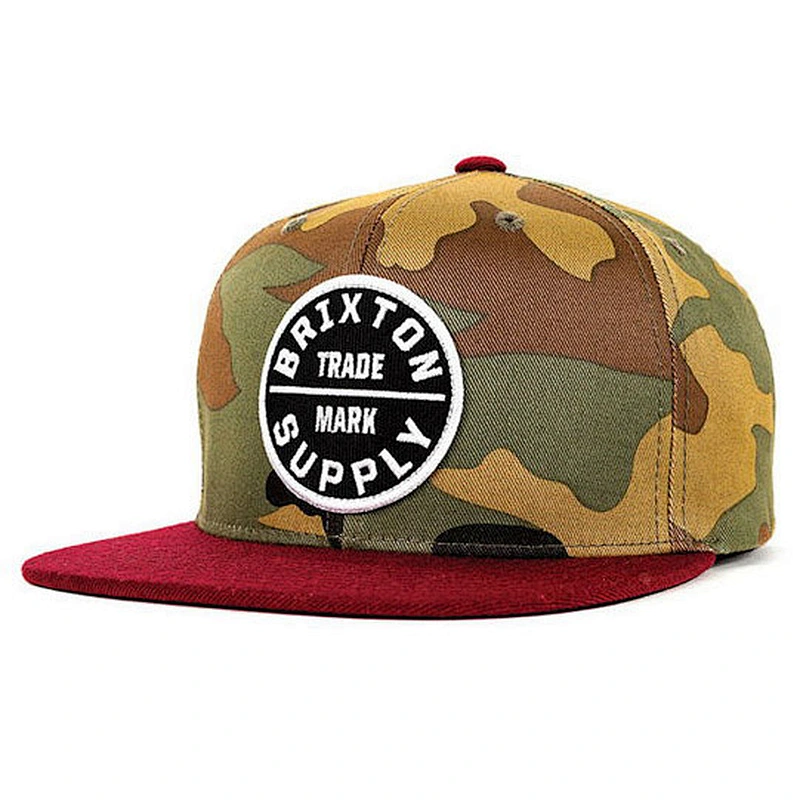 snake skin flat brim snapback hat