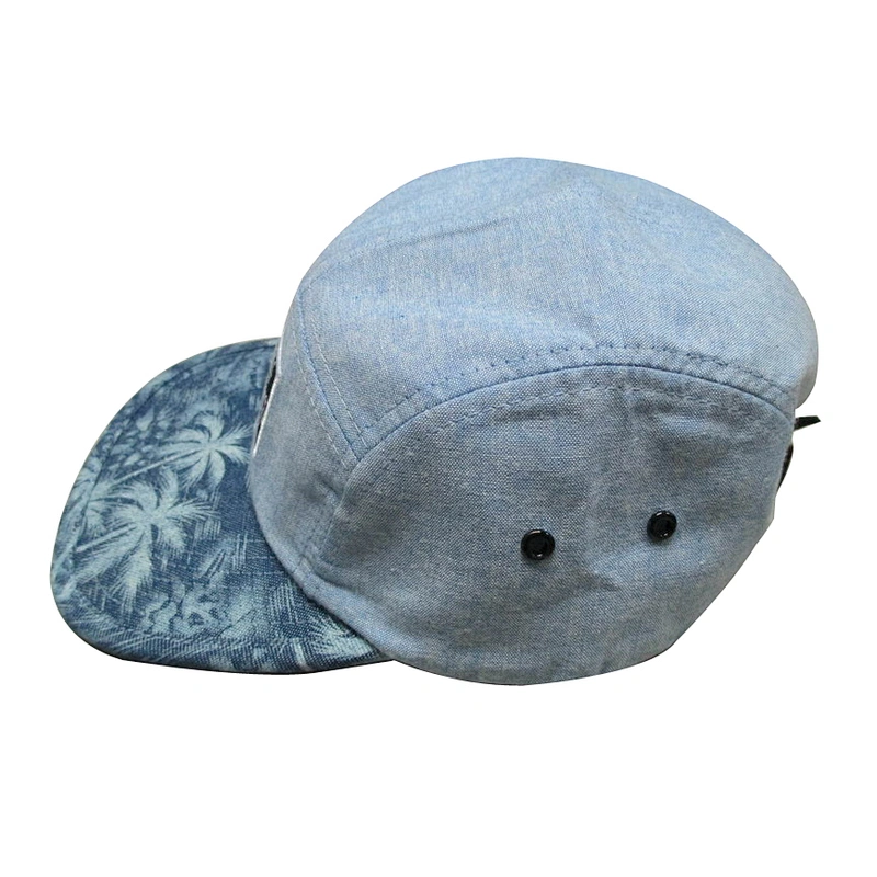 5 panel camp denim canvas hat