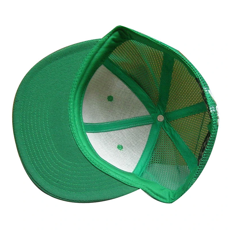 mesh flat brim baseball cap