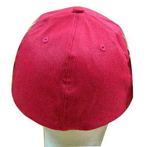 red color blank fitted hat baseball hat
