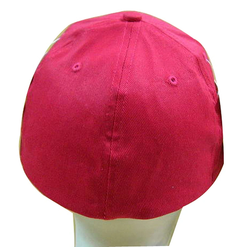 red color blank fitted hat baseball hat