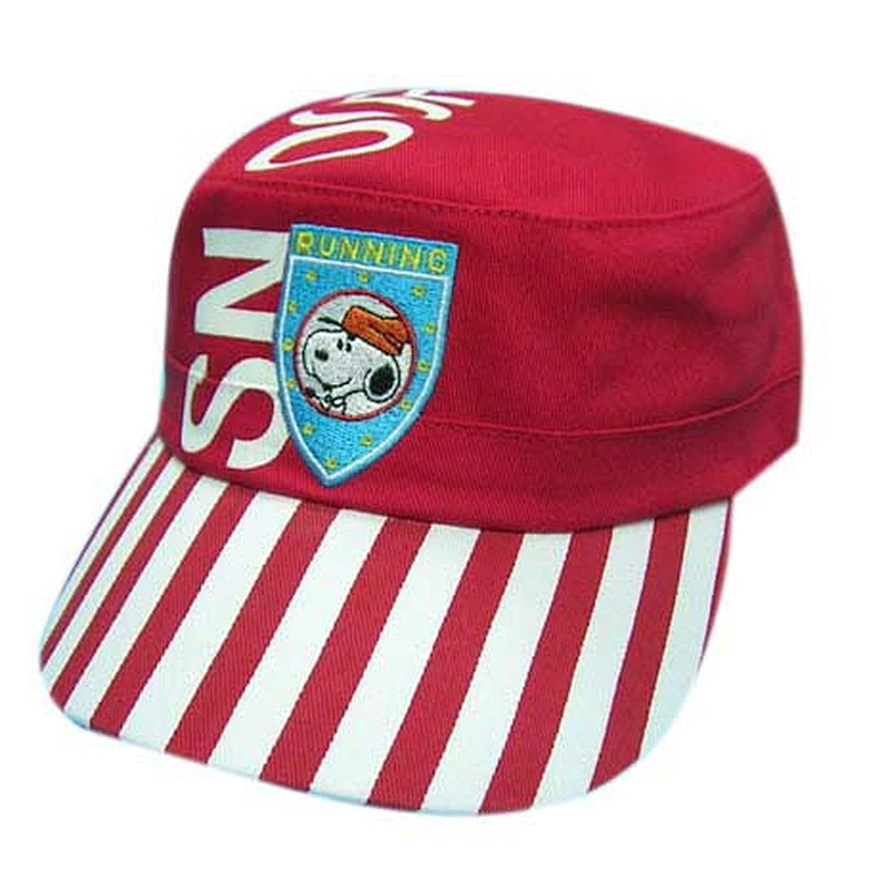 stripe customized printing logo children's caps and hats