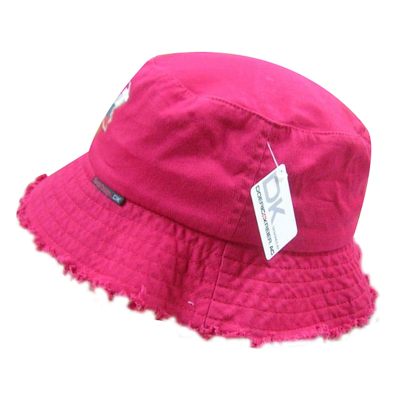 Fashion worn brim bucket hat with printing