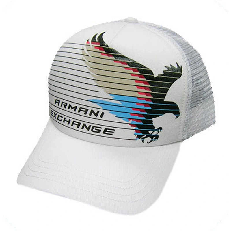 Fashion 5 panel embroidered mesh cap