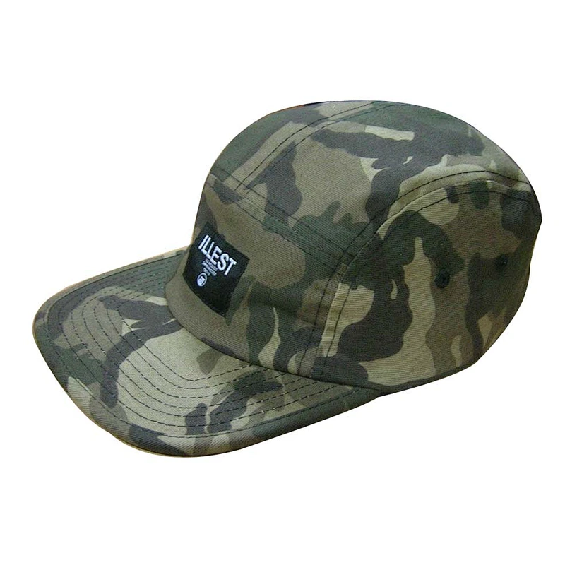 simple 5 panel camp hat
