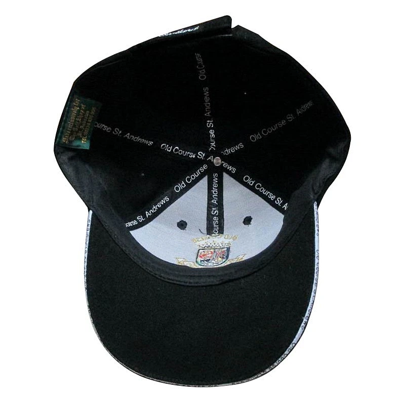 black color cotton twill ball marker sports cap