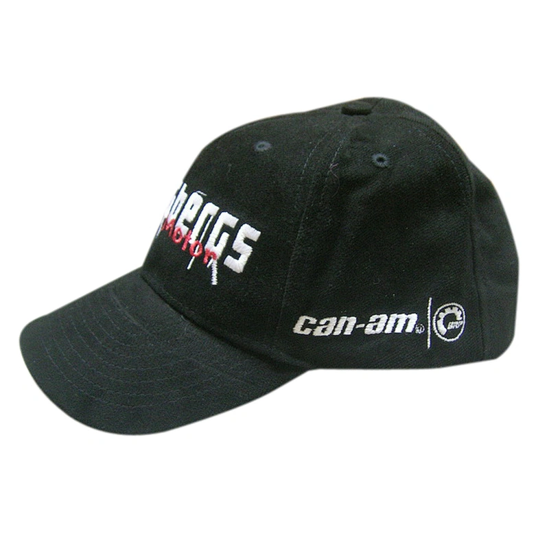 Fashion cotton twill 6 panel custom baseball cap and sport cap with embroidery