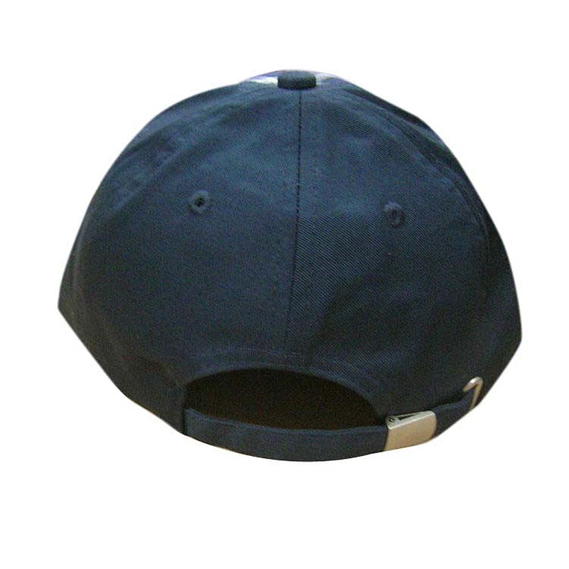 Custom classic 6 panels high quality cotton checked fabric sports caps and hats with self fabric strap metal buckle adjuster