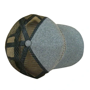 nylon 5 panel mesh hat