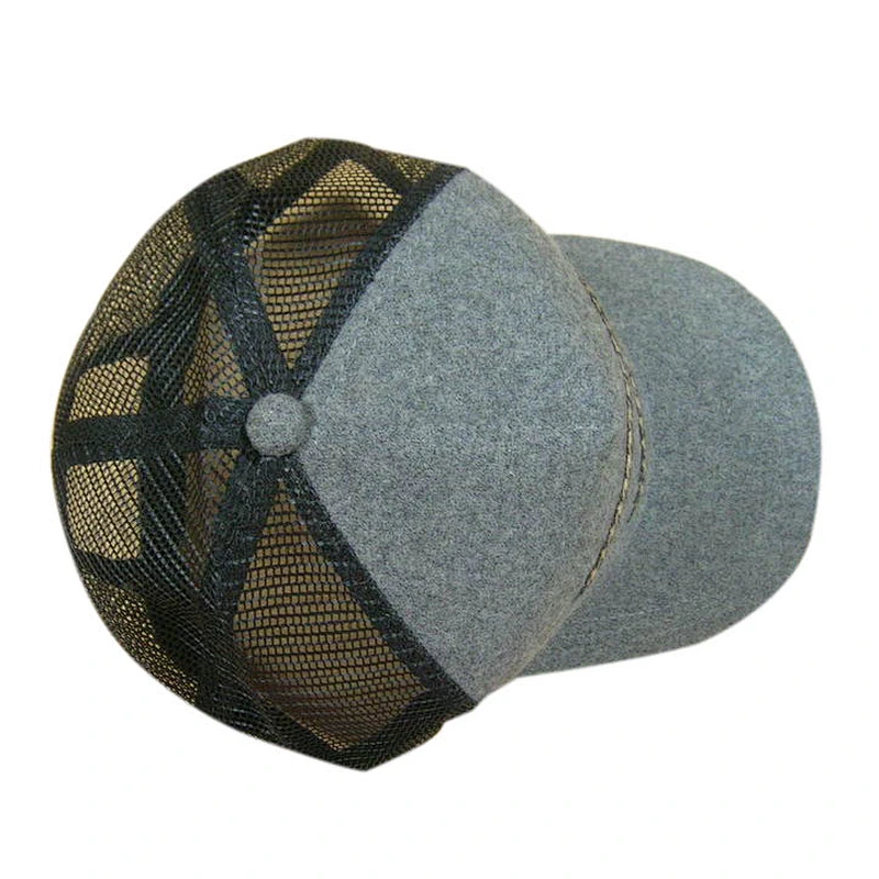 nylon 5 panel mesh hat