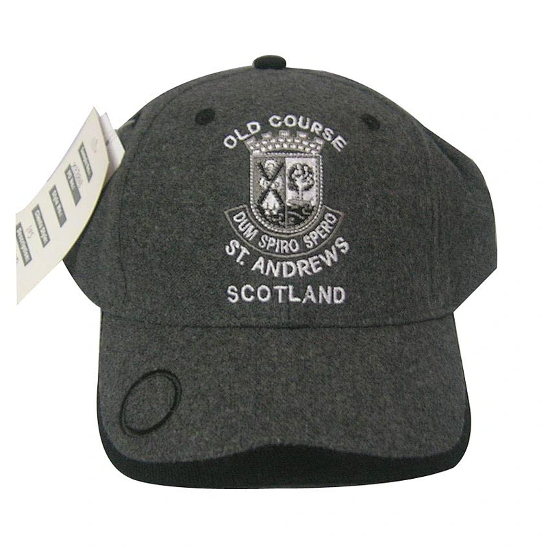 Fashion 6 panel ball marker golf cap