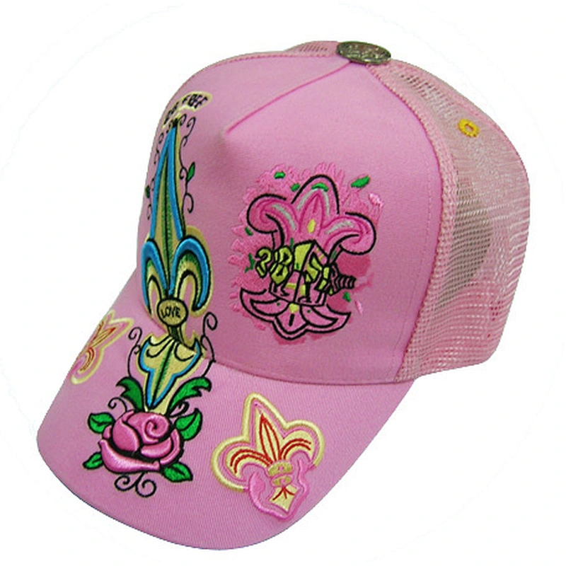 5 panel mesh cap