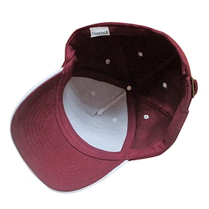maroon color blank sports cap