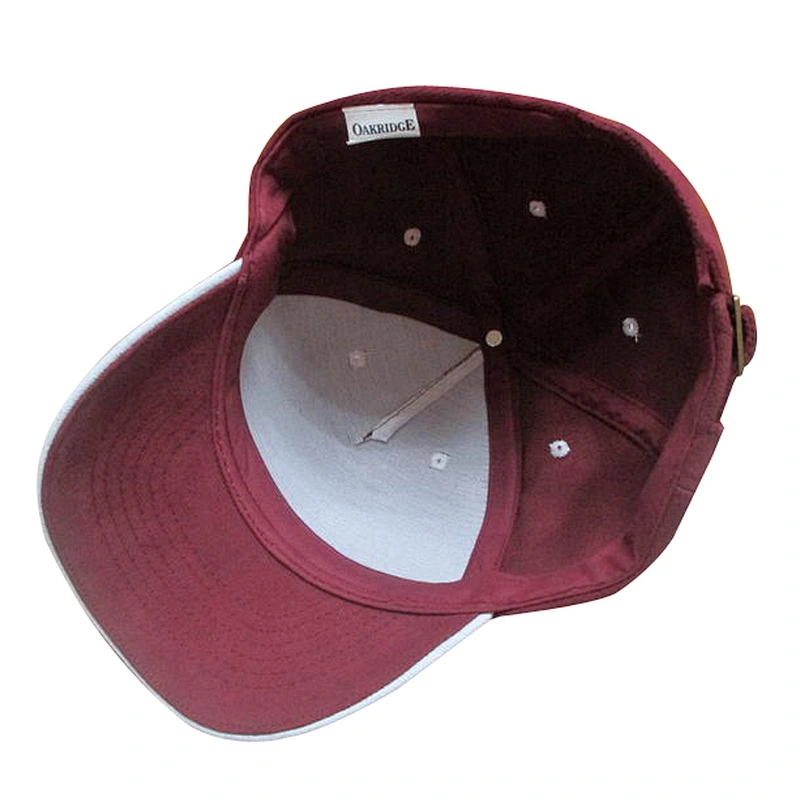 maroon color blank sports cap
